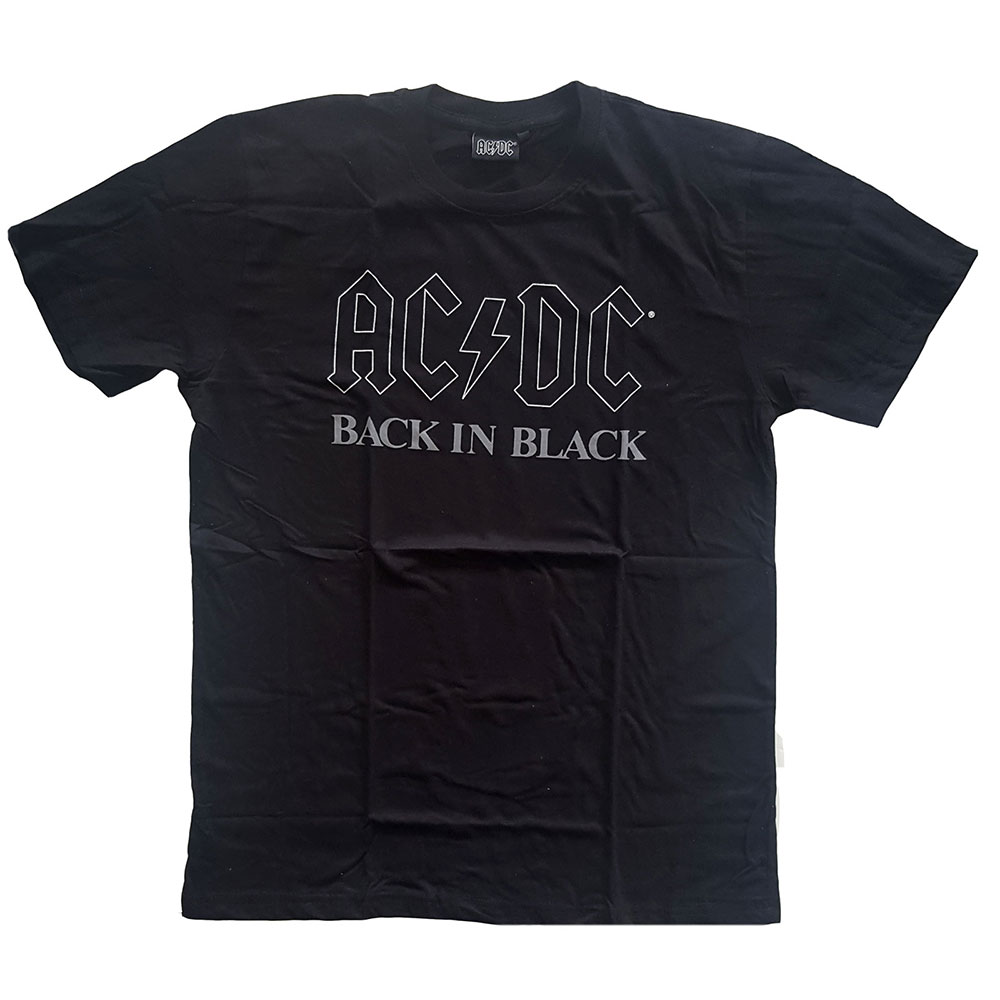 AC/DC черна тениска Back In Black, размер L