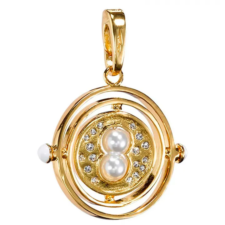 Harry Potter позлатен талисман Time Turner – снимка 4