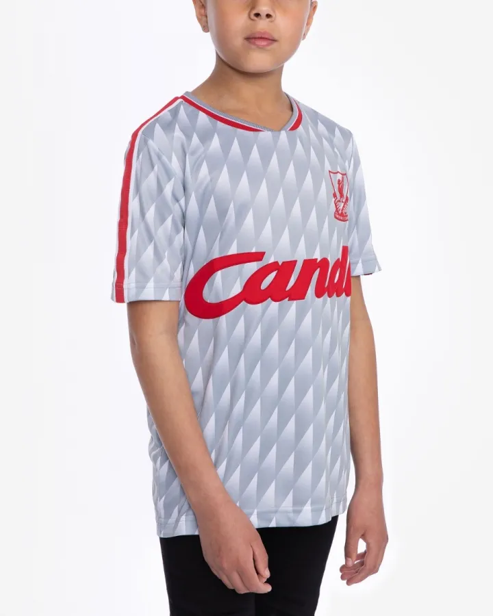 Liverpool FC Retro Candy Away тениска, размер 5-6 години – снимка 3
