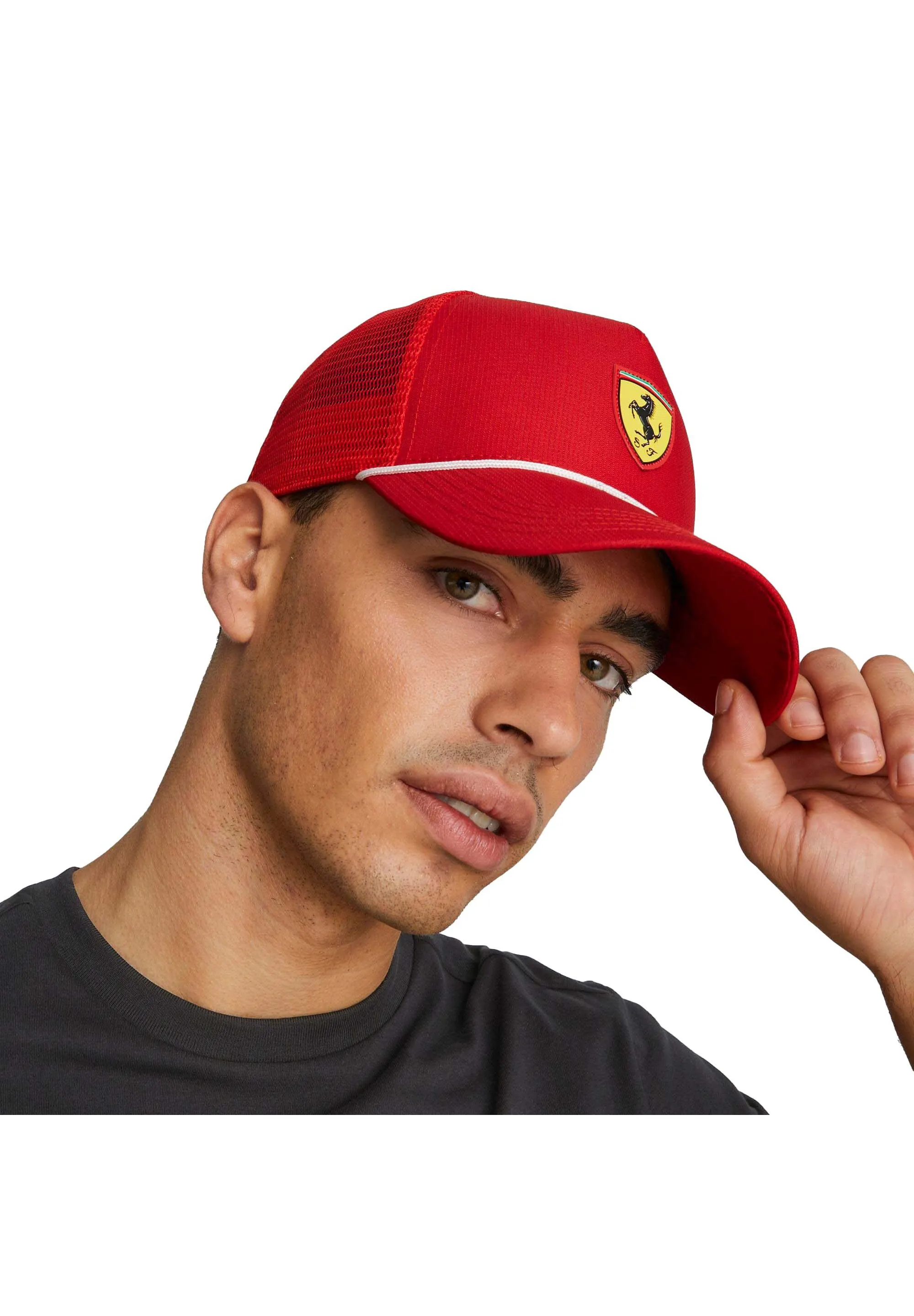 Scuderia Ferrari червена шапка с козирка Trucker – снимка 2