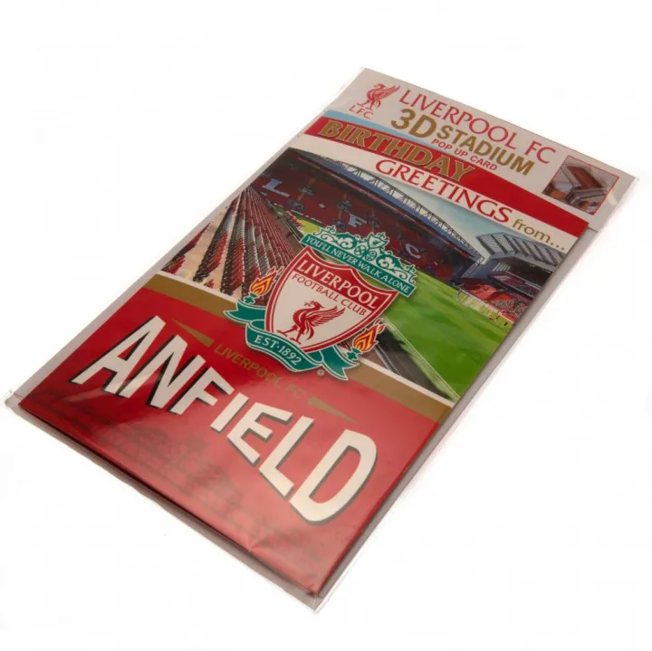 Liverpool FC картичка с изскачащ елемент 3D стадион – снимка 4
