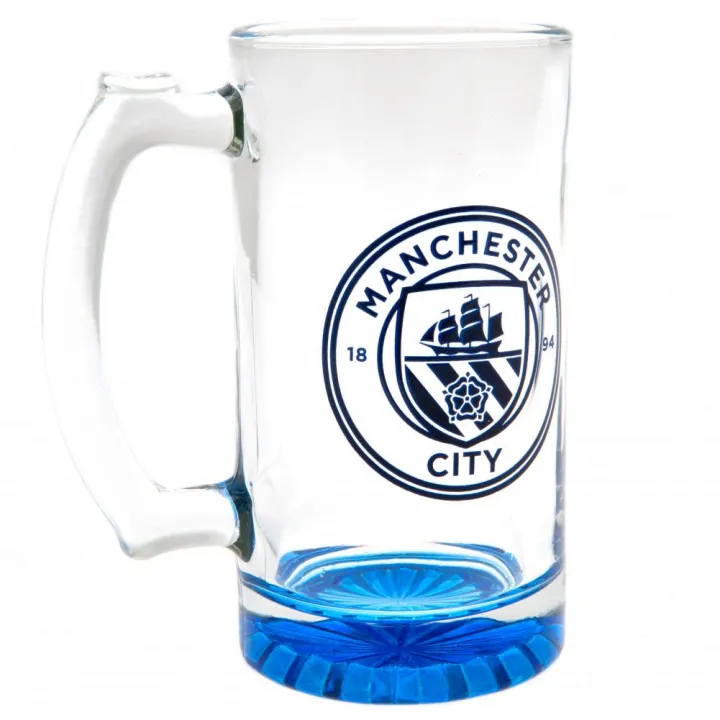 Manchester City FC стъклена халба – снимка 2