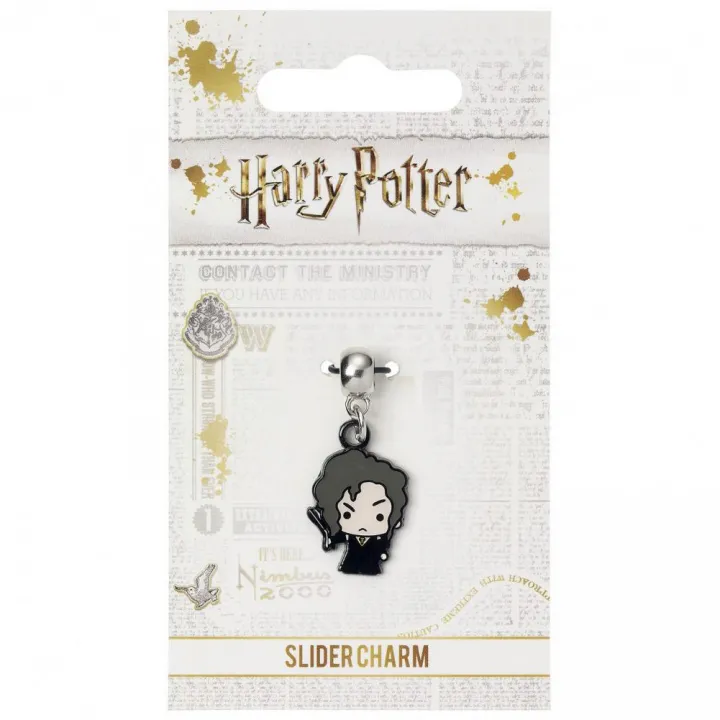 Harry Potter посребрен талисман Chibi Bellatrix LeStrange – снимка 2