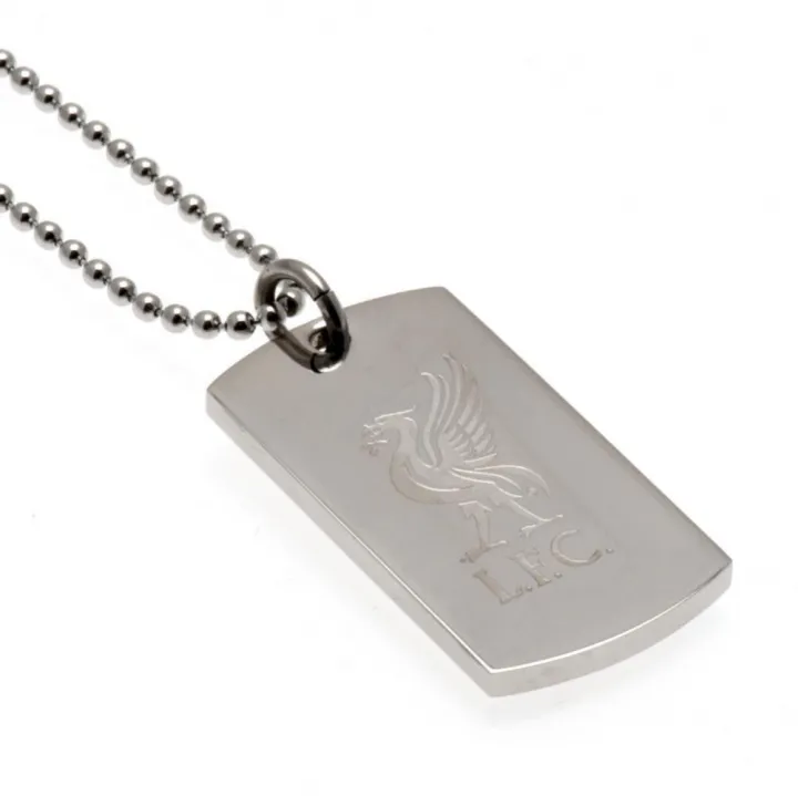 Liverpool FC LB верижка и плочка с гравирана емблема – снимка 3