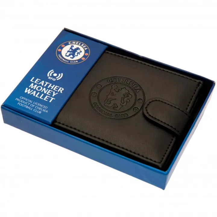 Chelsea FC черно кожено портмоне с RFID защита – снимка 4