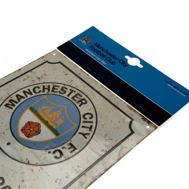 Manchester City FC метална табела Retro – снимка 3