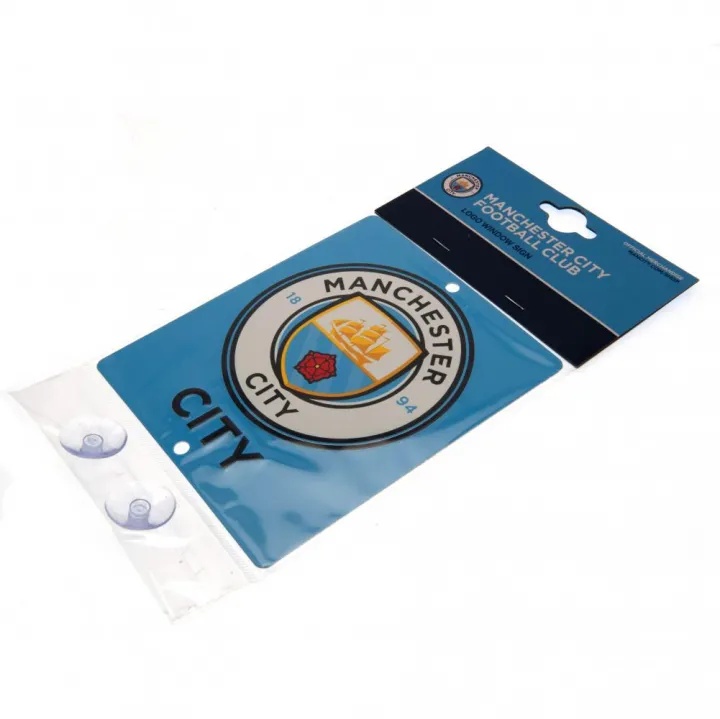 Manchester City FC Show Your Colours метална табела за стъкло – снимка 3