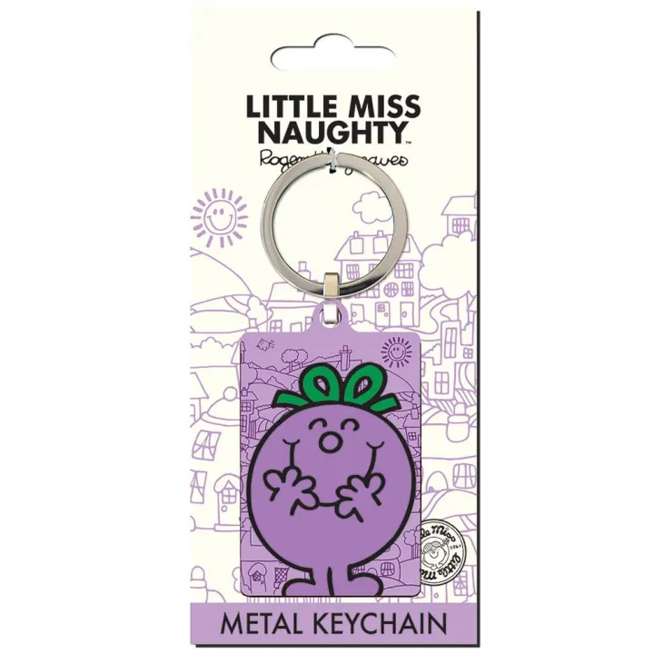 Little Miss Naughty метален ключодържател – снимка 3