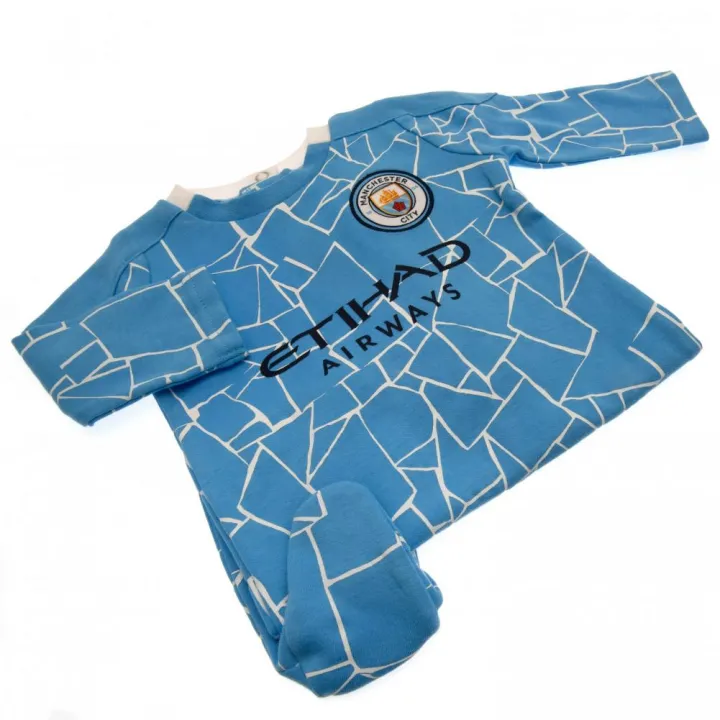 Manchester City FC бебешки гащеризон 6/9 месеца – снимка 2