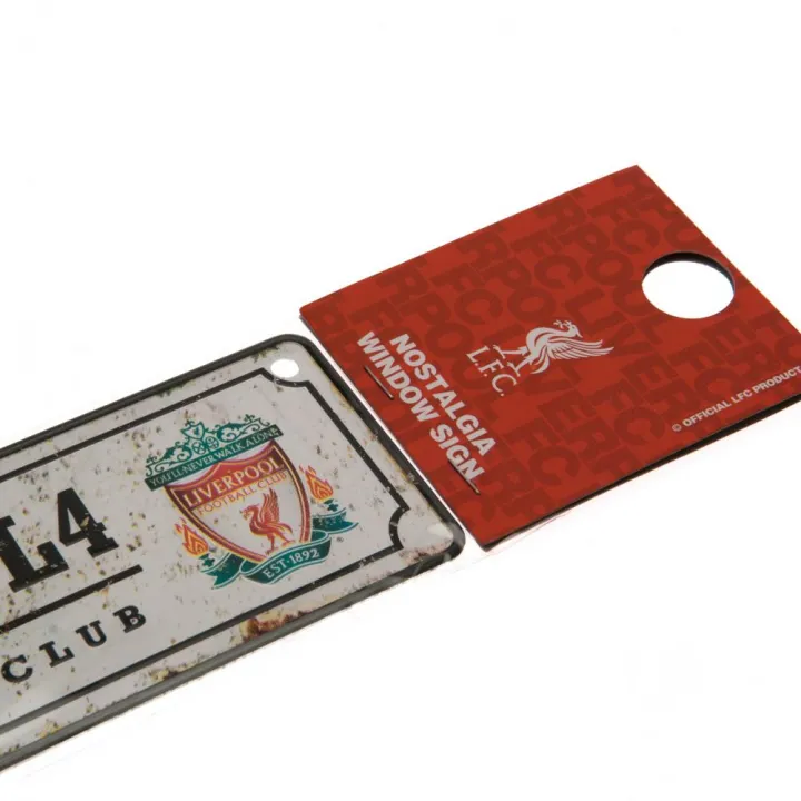 Liverpool FC ретро табела за прозорец – снимка 3