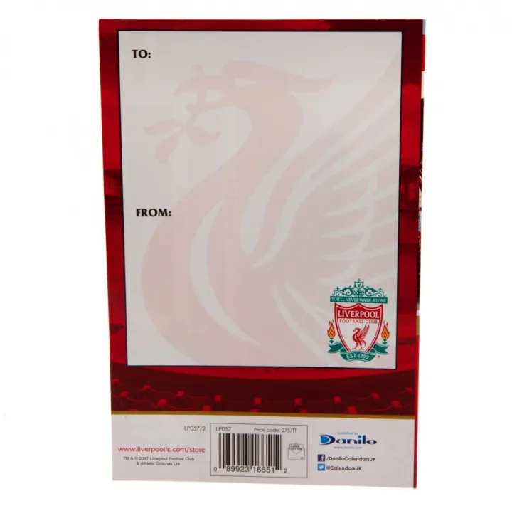 Liverpool FC картичка с изскачащ елемент 3D стадион – снимка 3
