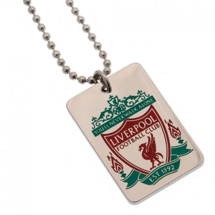Liverpool FC верижка и плочка с емайлирана емблема – снимка 2