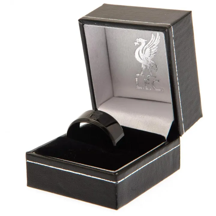 Liverpool FC Black IP Ring Medium – снимка 3