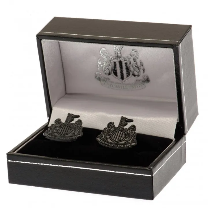 Newcastle United FC Black IP Cufflinks – снимка 2