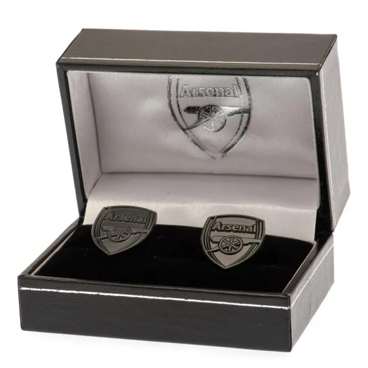 Arsenal FC Black IP Cufflinks – снимка 2
