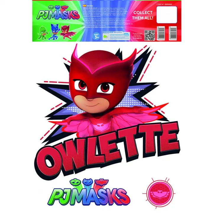 PJ Masks Wall Sticker A3 Owlette – снимка 2