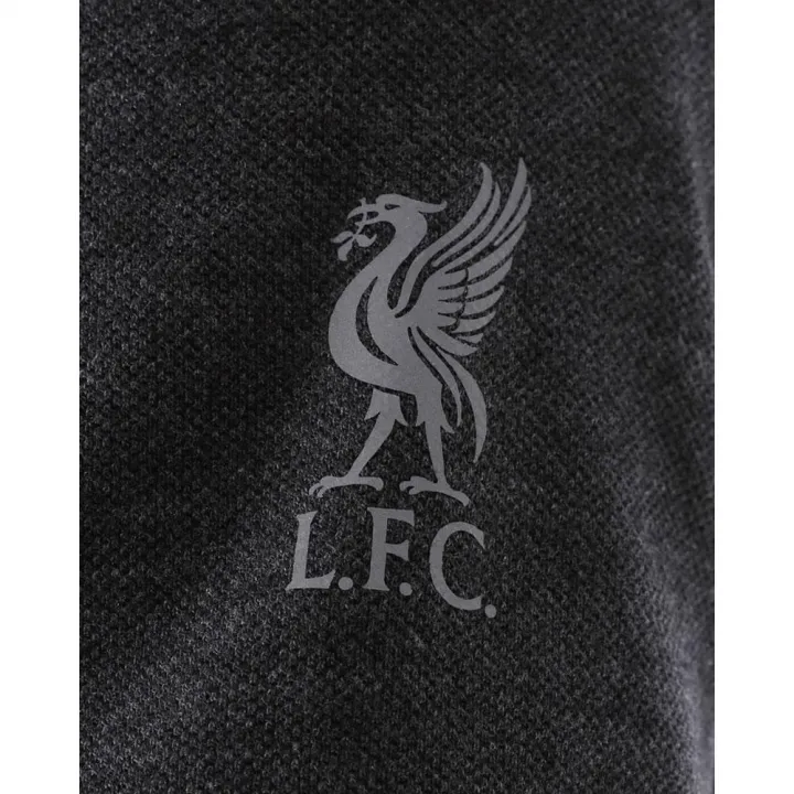 Liverpool FC Neon Panel Polo Mens Charcoal S – снимка 4