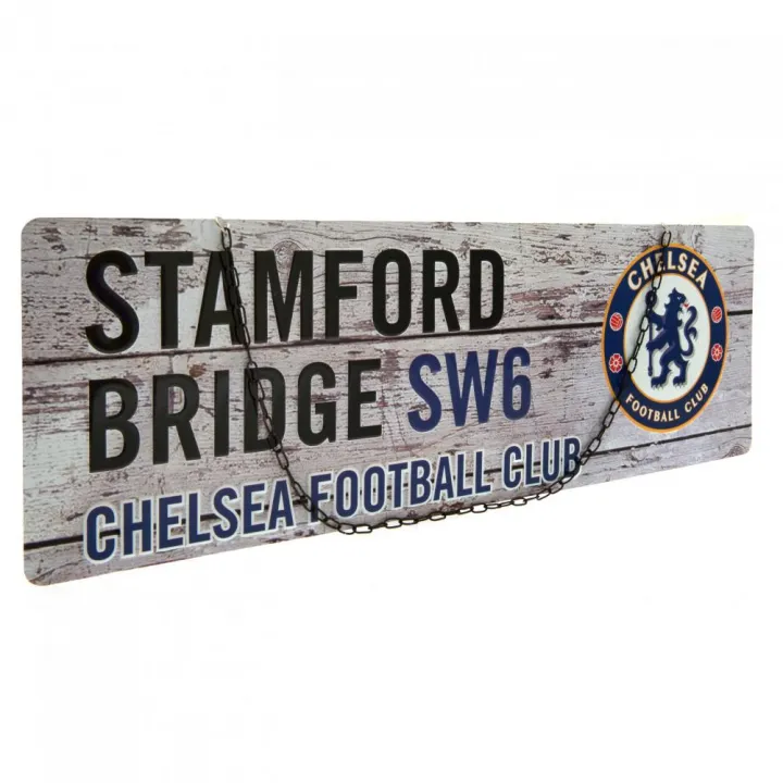 Chelsea FC метална табела Rustic Garden – снимка 3