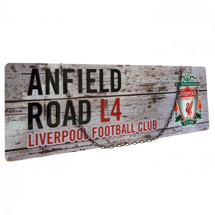 Liverpool FC метална табела Rustic Garden – снимка 3
