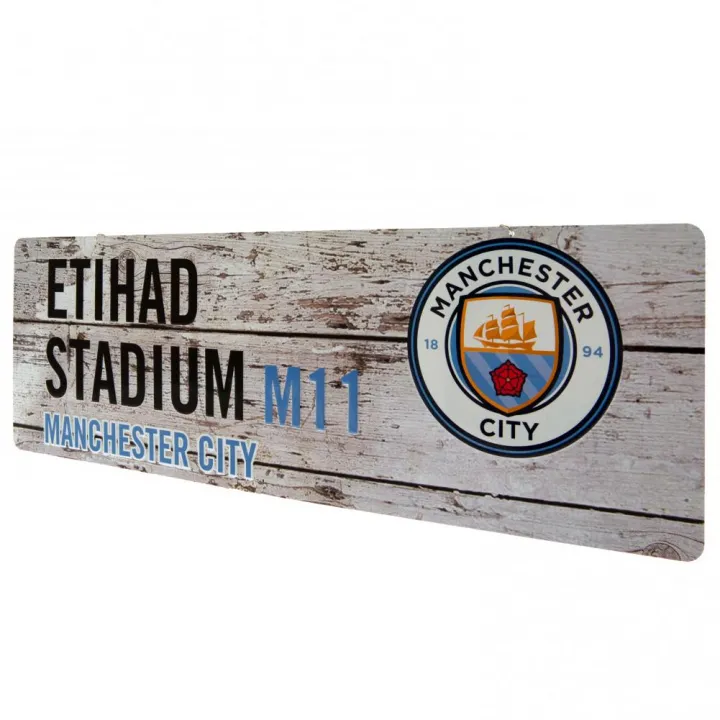 Manchester City FC метална табела Rustic Garden – снимка 2
