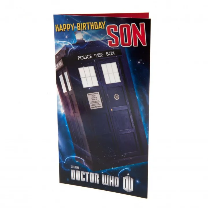 Doctor Who Картичка за Рожден Ден за Син – снимка 2