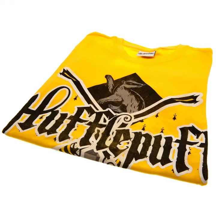 Harry Potter Hufflepuff T Shirt Junior 7-8 Yrs – снимка 2