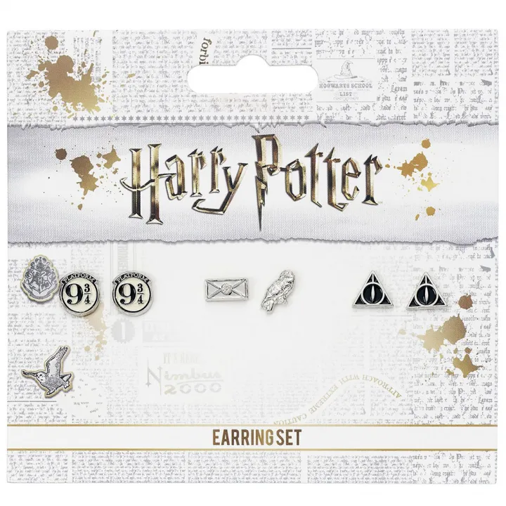 Harry Potter посребрени обеци - комплект Mix&Match – снимка 5