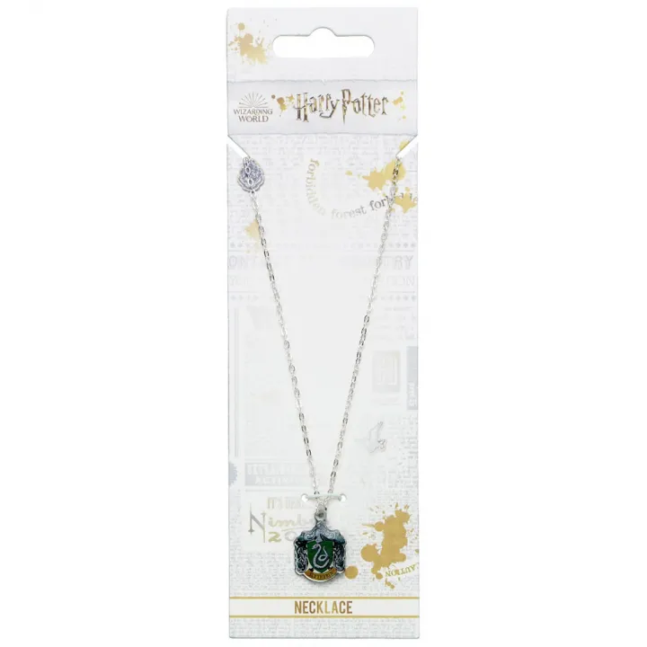 Harry Potter Silver Plated Necklace Slytherin – снимка 4