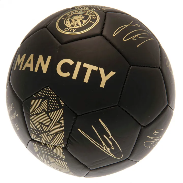 Manchester City FC футболна топка Signature Gold – снимка 2