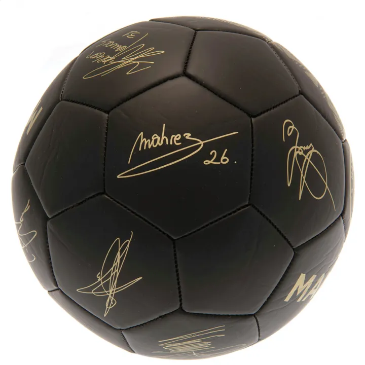 Manchester City FC футболна топка Signature Gold – снимка 3