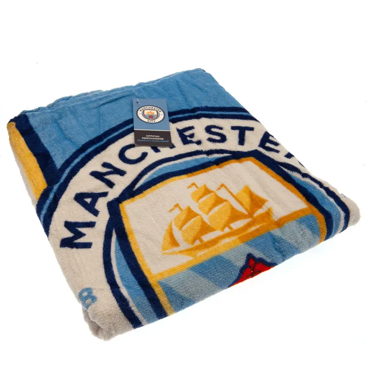 Manchester City FC детска хавлия за баня – снимка 3
