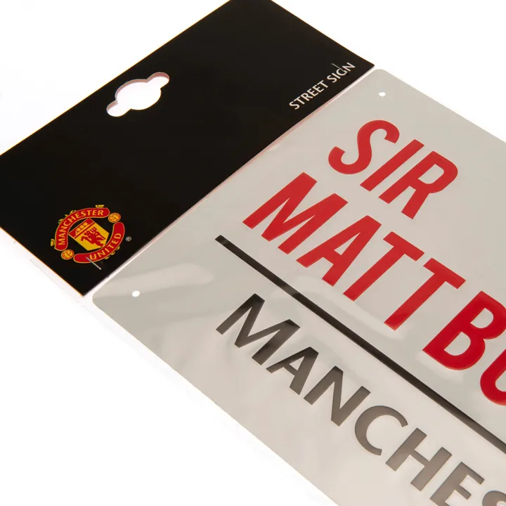 Manchester United FC метална табела Sir Matt Busby Way M16 – снимка 4
