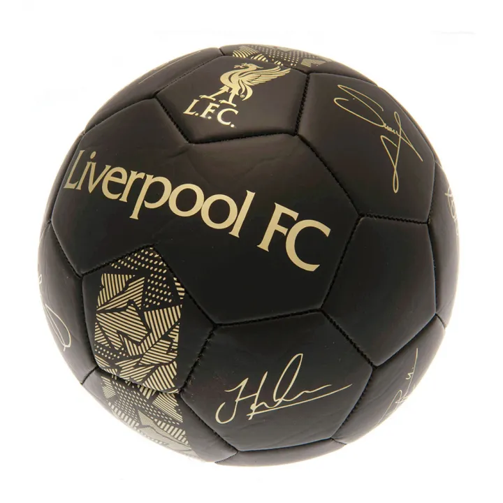 Liverpool FC малка футболна топка Signature Gold – снимка 2