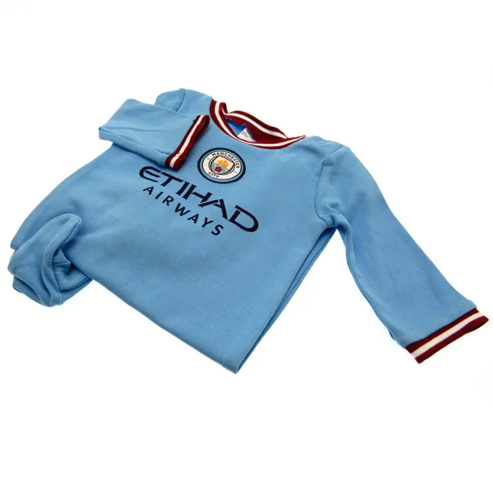 Manchester City FC бебешки гащеризон 6/9 месеца – снимка 2