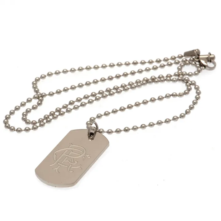 Rangers FC Engraved Dog Tag & Chain – снимка 2