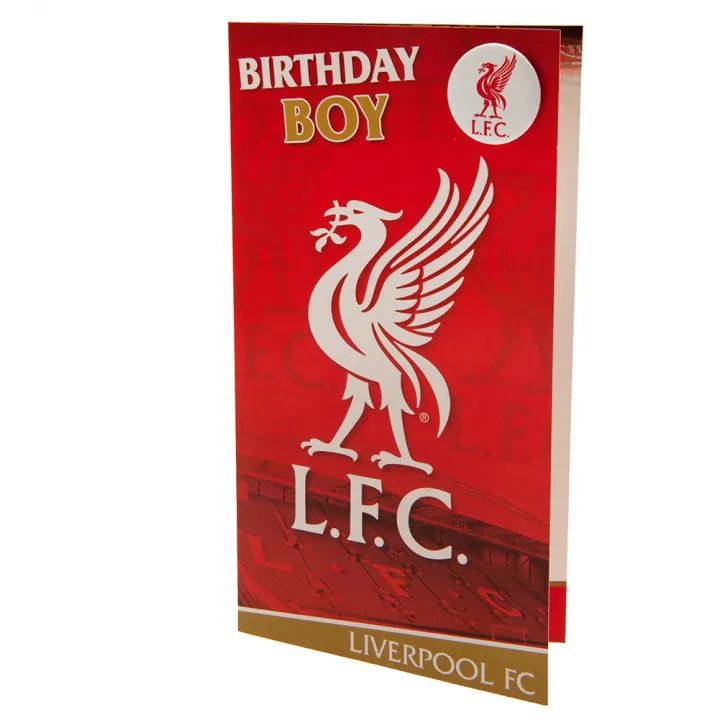 Liverpool FC картичка за рожден ден Boy – снимка 2