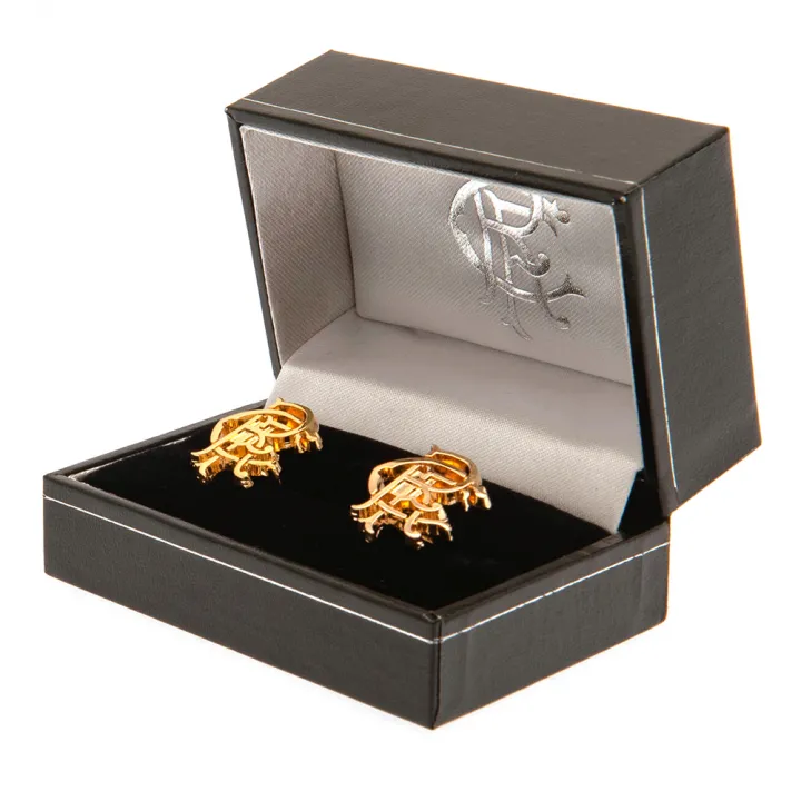 Rangers FC Gold Plated RFC Cufflinks – снимка 2