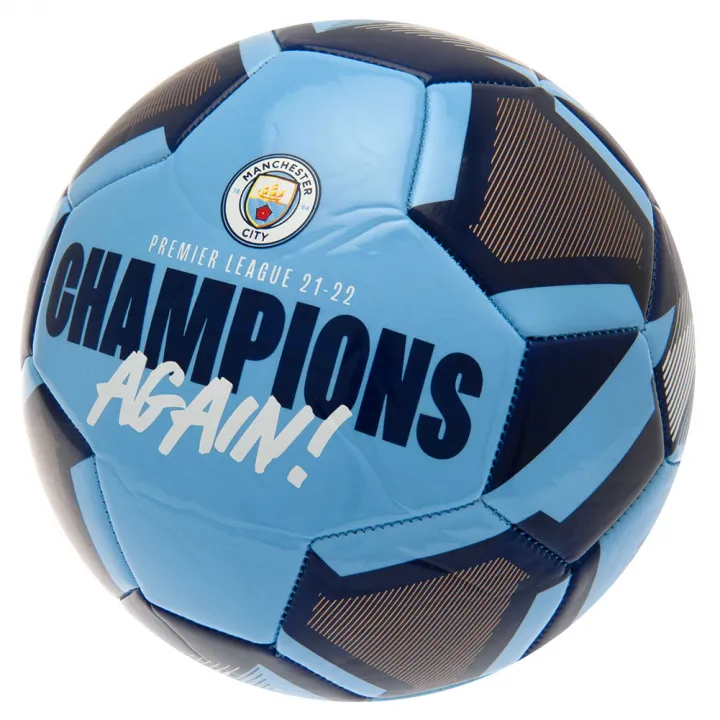 Manchester City FC футболна топка Premier League Champions Again! – снимка 2