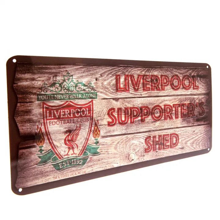Liverpool FC метална табела Shed – снимка 2