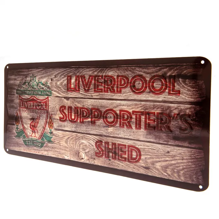 Liverpool FC метална табела Shed – снимка 3