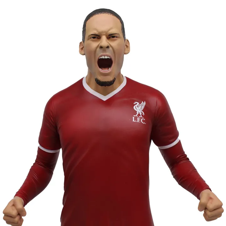 Liverpool FC Football's Finest 60 см. колекционерска статуя на Върджил Ван Дайк – снимка 5