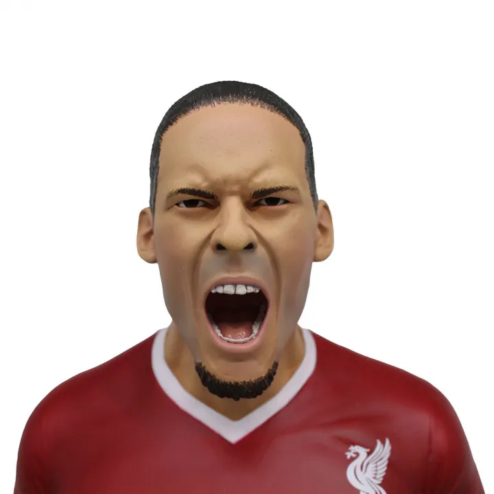 Liverpool FC Football's Finest 60 см. колекционерска статуя на Върджил Ван Дайк – снимка 8