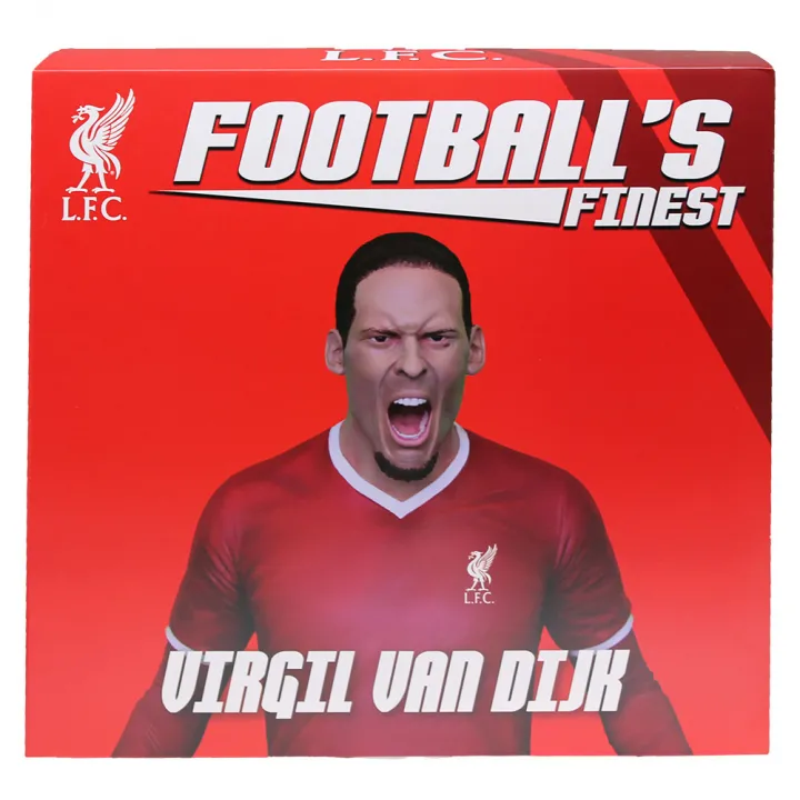 Liverpool FC Football's Finest 60 см. колекционерска статуя на Върджил Ван Дайк – снимка 11