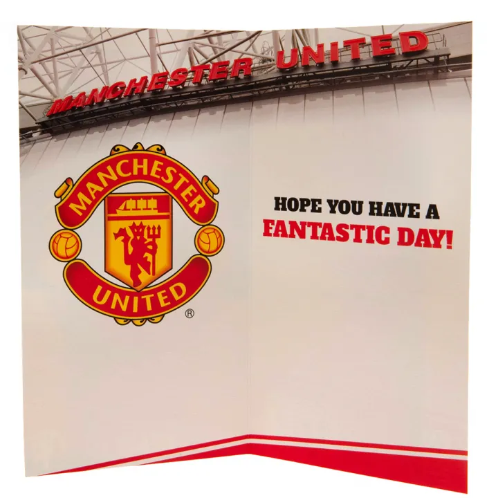 Manchester United FC картичка за рожден ден No 1 Fan – снимка 3