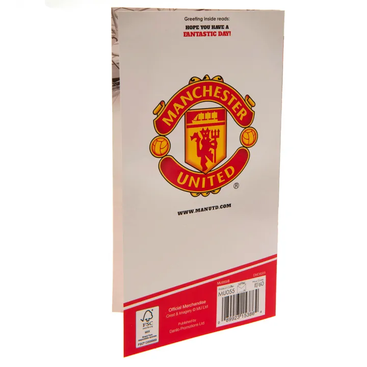 Manchester United FC картичка за рожден ден No 1 Fan – снимка 4