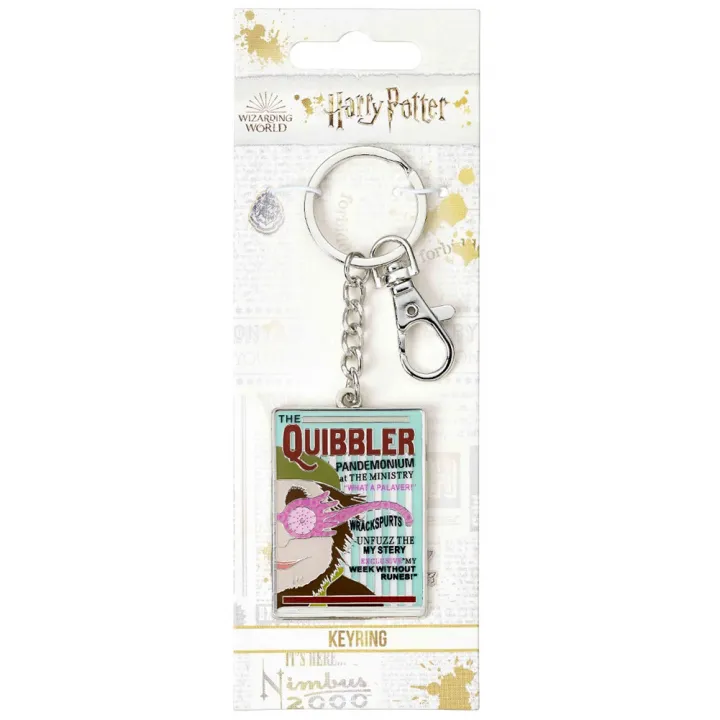 Harry Potter метален ключодържател с талисмани Quibbler – снимка 2