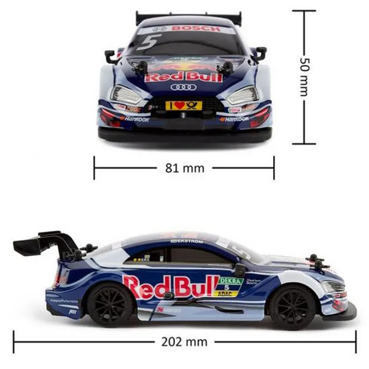 Audi DTM Blue Red Bull Radio Controlled Car 1:24 Scale – снимка 5