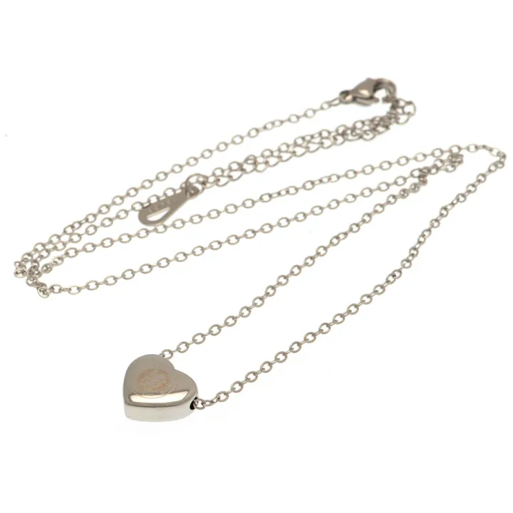 Chelsea FC Stainless Steel Heart Necklace – снимка 2