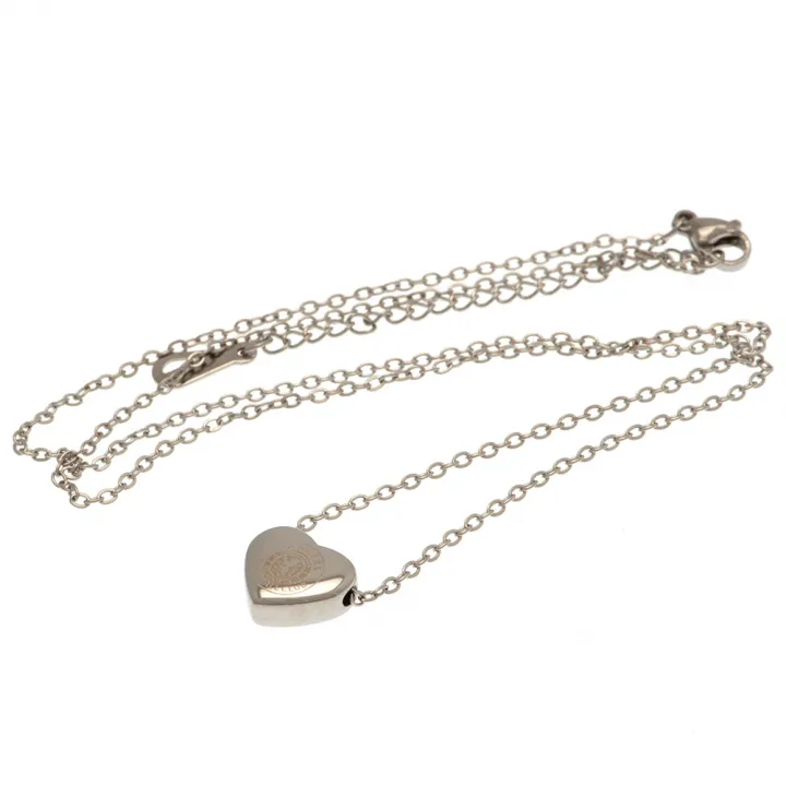 Rangers FC Stainless Steel Heart Necklace – снимка 2