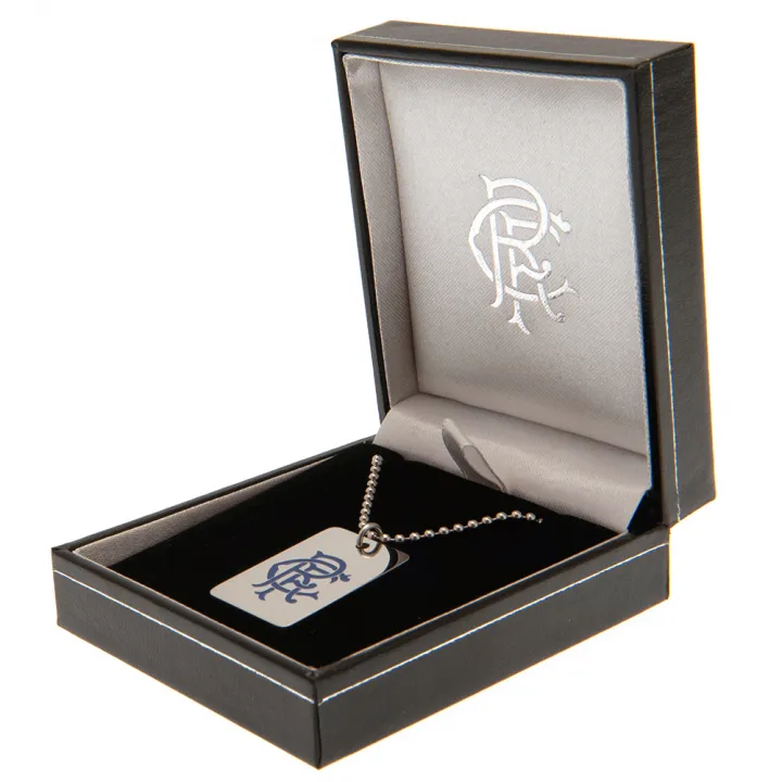 Rangers FC Enamel Crest Dog Tag & Chain – снимка 3